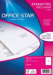 Os43431 - boite de 1400 étiquettes multi-usages 105x39 mm office star