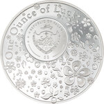 Pièce de monnaie en Argent 5 Dollars g 31.1 (1 oz) Millésime 2024 Four Leaf Clover OUNCE OF LUCK
