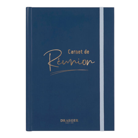 Carnet De Réunion A5 - Fermeture Élastique - Draeger paris