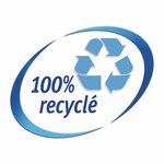 Etiquettes auto-adhésives d'adresses recyclées, faciles à décoller, 63 x 38,1 mm - 100 feuilles, 21 étiquettes par feuilles a4 - blanches (paquet 2100 unités)