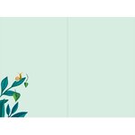 Carte joyeux anniversaire fleuri - draeger paris