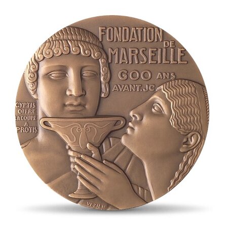 Médaille bronze fondation de marseille