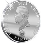 Pièce de monnaie en Argent 5 Dollars g 31.1 (1 oz) Millésime 2023 DARTH VADER