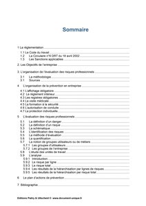 Document Unique d'évaluation des risques professionnels métier (Pré-rempli) : Surveillance gardiennage sécurité - Version 2024 + UTTSCHEID