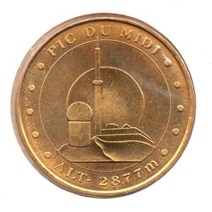 Mini médaille monnaie de paris 2007 - pic du midi