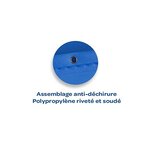 Pack 10 Dossiers suspendus ULTIMATE pour Armoire Polypro Fond 80 mm Bleu L'OBLIQUE AZ