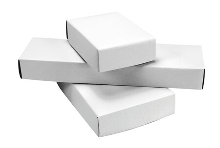Boîte cadeaux en carton blanc 3 pièces