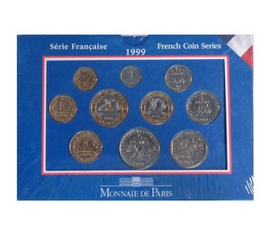 Coffret série Francs BU France 1999