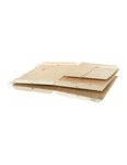 (lot  8 caisses) caisse bois contreplaqué mussy® - paquet de 8 445 x 390 x 295mm