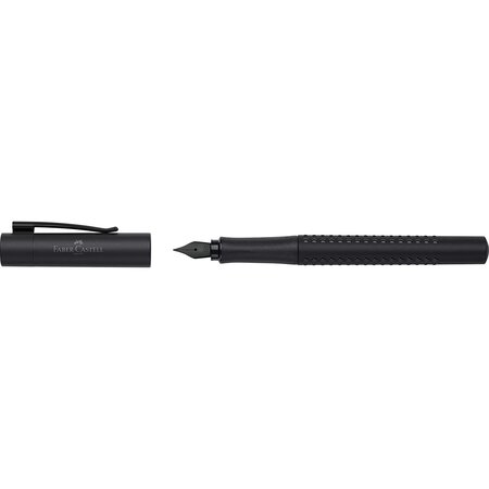 Stylo plume grip edition  m  all black faber-castell