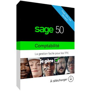 Sage 50 comptabilité - licence 1 an - 1 utilisateur - a télécharger