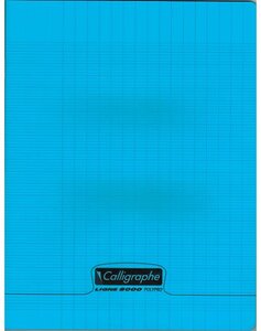 Cahier piqué POLYPRO 17x22 cm 48 p séyès 90g Bleu CALLIGRAPHE