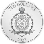 Pièce de monnaie en Argent 10 Dollars g 93.3 (3 oz) Millésime 2023 DARTH VADER