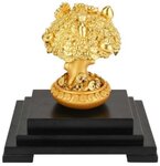 Pièce de monnaie en Cupronickel - Or g Millésime 2024 Mini Figurine EIGHT TREASURES MONEY TREE