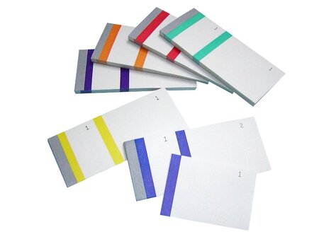 Carton de 400 blocs Vendeur 60 x 135 mm Coloris Assortis ELVE